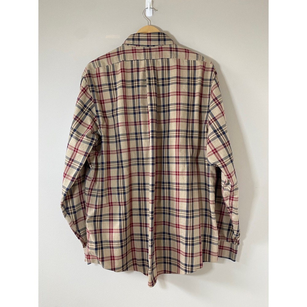 Brooks Brothers Mens XL Regent Fit Non-Iron Supima Cotton Plaid Button Up Shirt - Picture 2 of 4
